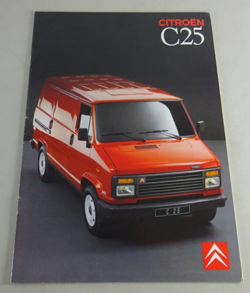 Prospekt / Broschüre Citroën C 25 Kastenwagen Stand 08/1990