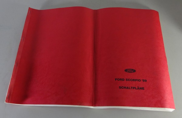 Elektrische Schaltpläne / Electrical Wiring 1989 Ford Scorpio Stand 1989