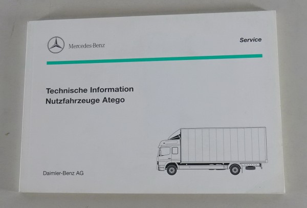 Technische Information Mercedes Benz Atego von 03/1998