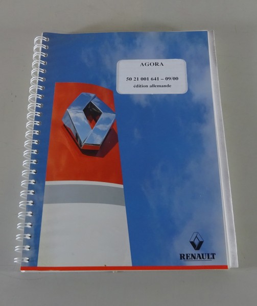 Betriebsanleitung / Handbuch Renault LKW Agora Stand 2000