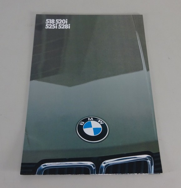 Brochure BMW 5er E28 518 / 520i / 525i / 528i Édition 01/1983