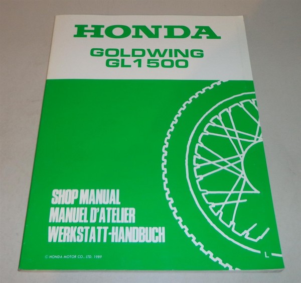 Werkstatthandbuch Ergänzung Honda Goldwing GL 1500 Typ SC22 Stand 1989