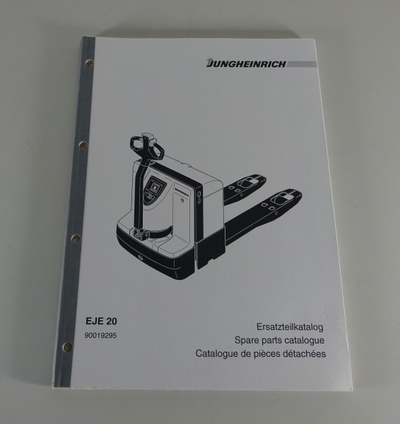 Teilekatalog / Ersatzteilliste Jungheinrich Elektro-Hubwagen EJE 20 Stand 2000