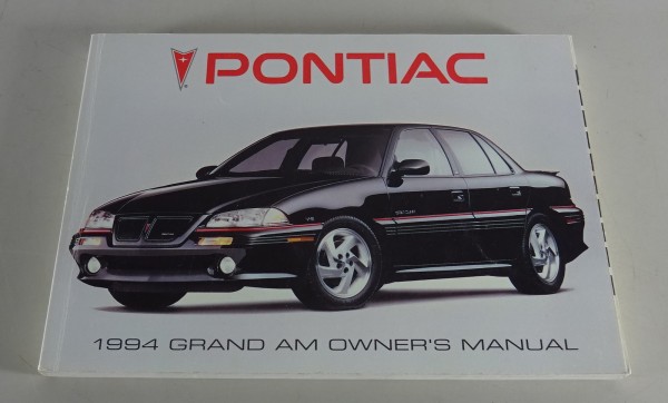 Owner´s Manual / Handbook Pontiac Grand Am Stand 1994