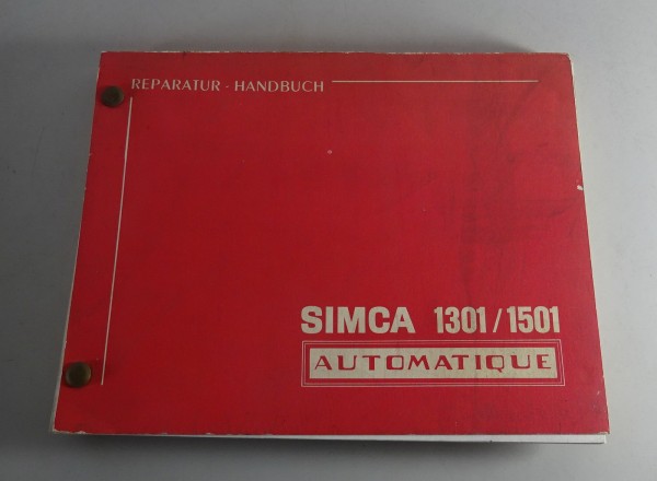 Werkstatthandbuch / Workshop Manual Simca 1301/ 1501 Automatikgetriebe