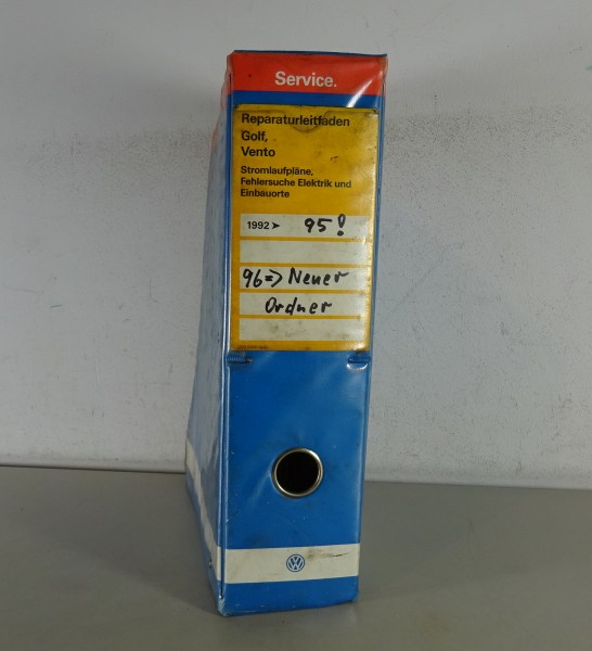 Werkstatthandbuch Elektrik / Schaltpläne VW Golf III + GTI VR6 Cabrio 1992-1995