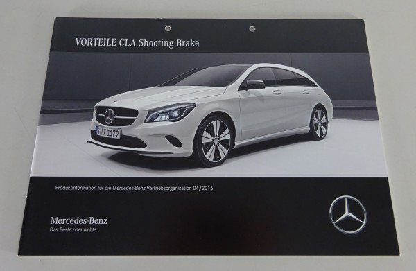 Vorteile Mercedes-Benz CLA Shooting Brake Typ X117 Stand 04/2016