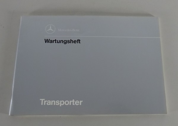 Scheckheft / Wartungsheft blanko Mercedes-Benz Düdo T2 609 D - O 614D Stand 1991