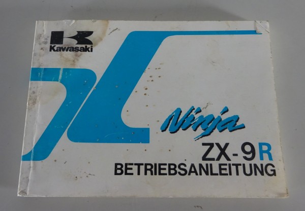 Betriebsanleitung / Handbuch Kawasaki Ninja ZX-9 R Stand 08/1994