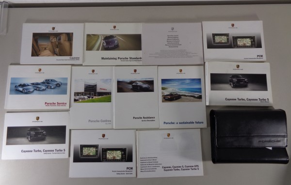 Owner's Manual + Wallet Porsche Cayenne Turbo / Turbo S - Typ 9PA printed 2008