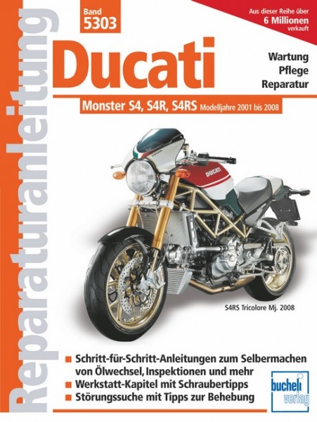 Ducati Monster mit 4 Ventilen, Desmo, Wasserkhlung, Einspritzung