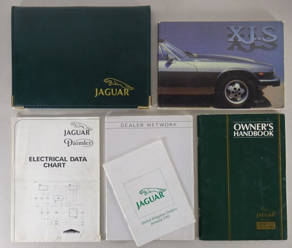 Bordmappe + Betriebsanleitung Jaguar XJ-S / XJ-SC 3,6 / 5,3 V12 Stand 11/1986