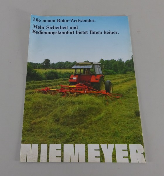 Prospekt / Broschüre Niemeyer Rotor-Zettwender HR 301 - HR 751
