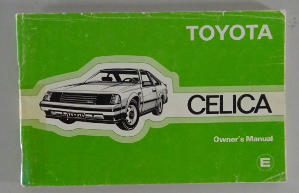 Owner's manual / Handbook Toyota Celica TA6 from 1983