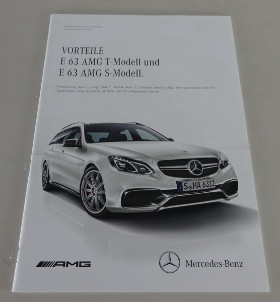 Vorteile Mercedes-Benz E-Klasse S212 E 63 AMG / E 63 AMG S T-Modell Stand 1/2013