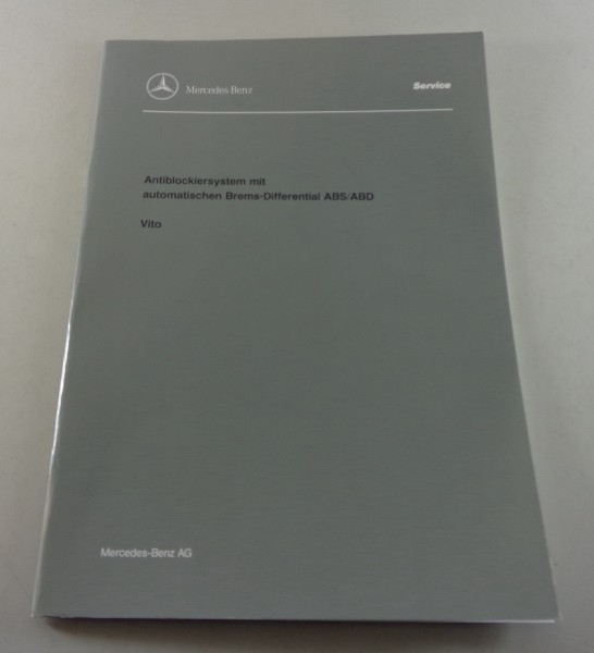 Werkstatthandbuch Funktionsbeschreibung Mercedes Benz Vito ABS mit ABD