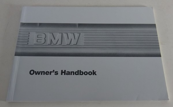 Betriebsanleitung / Handbook BMW 6er E24 L6 / M6 / 635 CSi US-Modell Stand 08/86