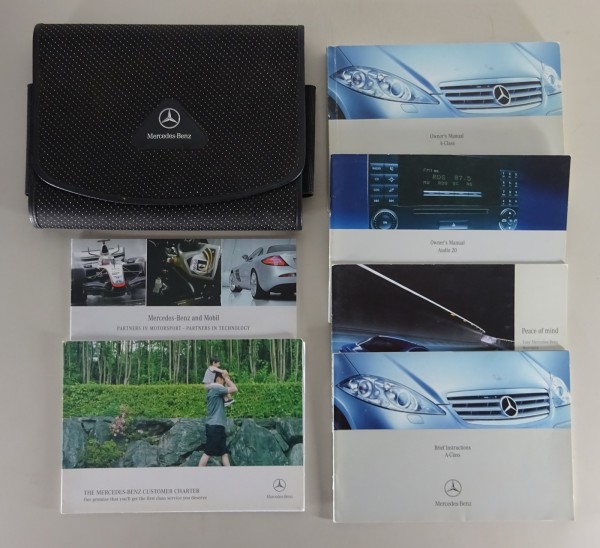 Owner's Manual + Wallet Mercedes Benz A-Class W169 A 150 170 200 from 12/2006