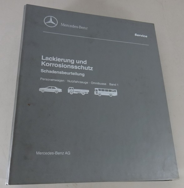 Werkstatthandbuch Lackierung Mercedes PKW A - S-Klasse / Nutzfahrzeuge 04/1997