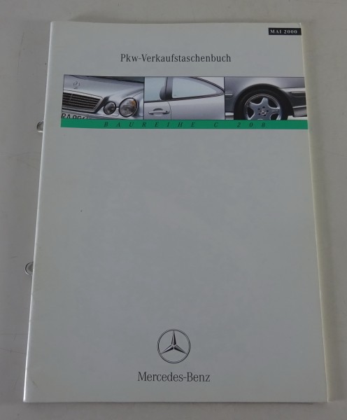 Verkaufstaschenbuch Mercedes-Benz CLK Coupé C208 Stand 05/2000