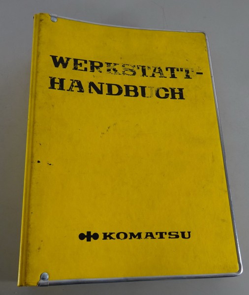 Werkstatthandbuch Komatsu Planierraupe D 375A- 2 Seriennr. 16001 Stand 1995