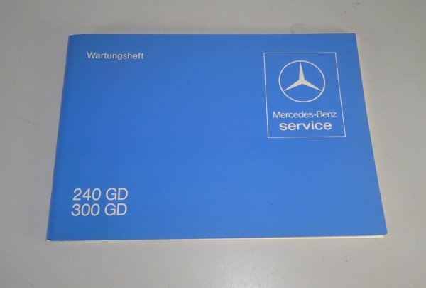 Scheckheft Mercedes-Benz G-Klasse W460 240 GD / 300 GD BLANKO NOS Stand 08/1979