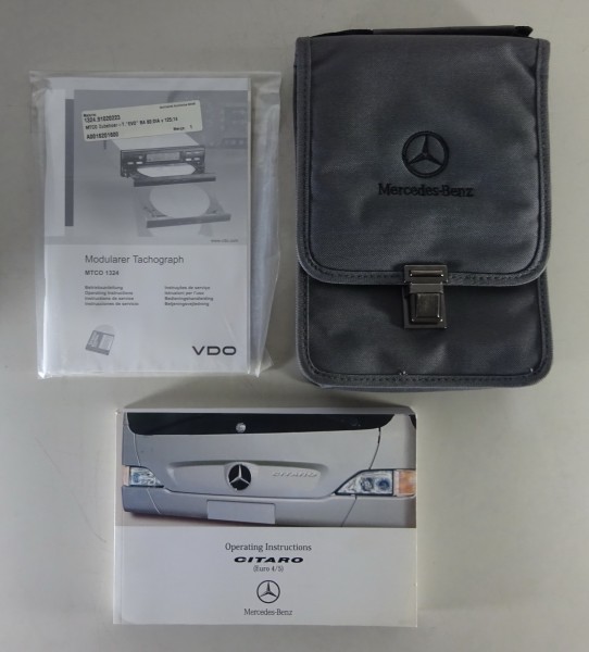 Wallet + Owner´s Manual / Handbook Mercedes-Benz Bus Citaro from 05/2006
