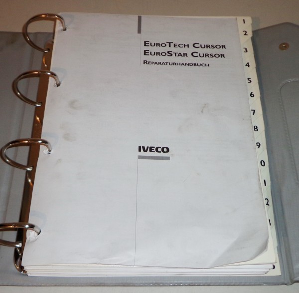 Werkstatthandbuch Reparaturanleitung Iveco EuroTech EuroStar Cursor Auflage 1 / 1999