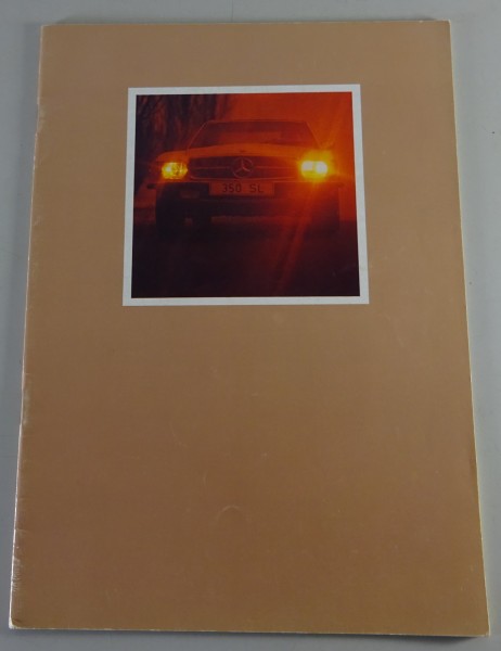 Prospekt Mercedes-Benz R107 / C107 350 SL Stand 1970er - Niederländisch