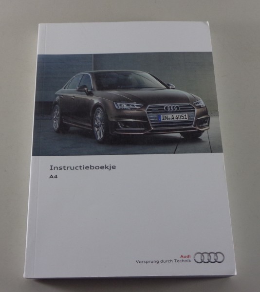 Handleiding Audi A4 B9 Limousine + Avant + S4 + Allroad Quattro van 5/2016