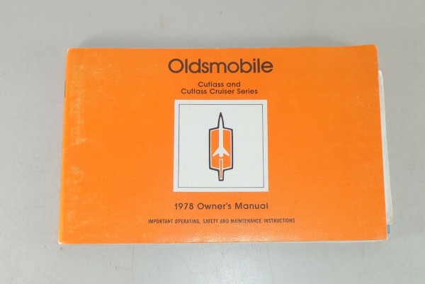 Owner's Manual / Betriebsanleitung Oldsmobile Cutlass / Cutlass Cruiser von 1978