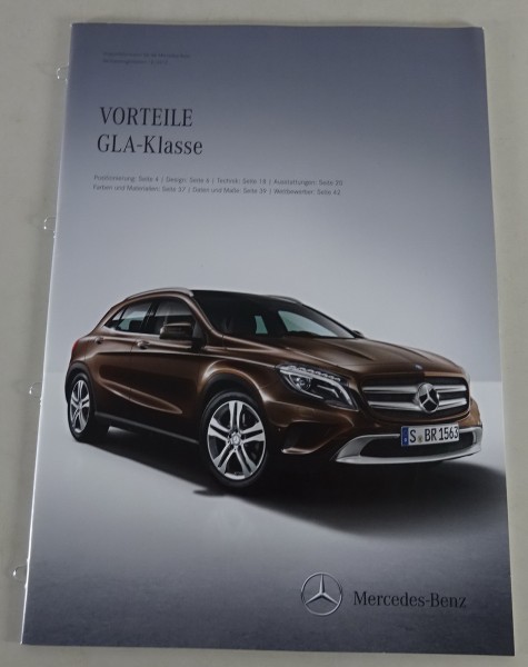 Produktinformation / Vorteile Mercedes-Benz GLA - Klasse Typ X 156 Stand 12/2013
