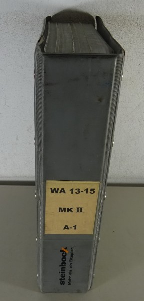 Betriebsanleitung/Werkstatthandbuch Steinbock Boss Gabelstapler WA13-18 MKII A-1