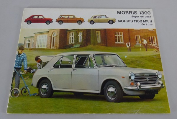 Prospekt Morris 1300 Super de Luxe + Morris 1100 Mk. II Deluxe BMC AD016