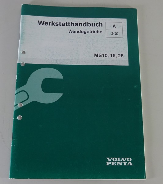 Werkstatthandbuch Volvo Penta Wendegetriebe MS10 / MS15 / MS25 Stand 11/1998