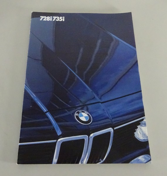 Prospekt / Broschüre BMW 7er E23 728i / 735i Stand 02/1982