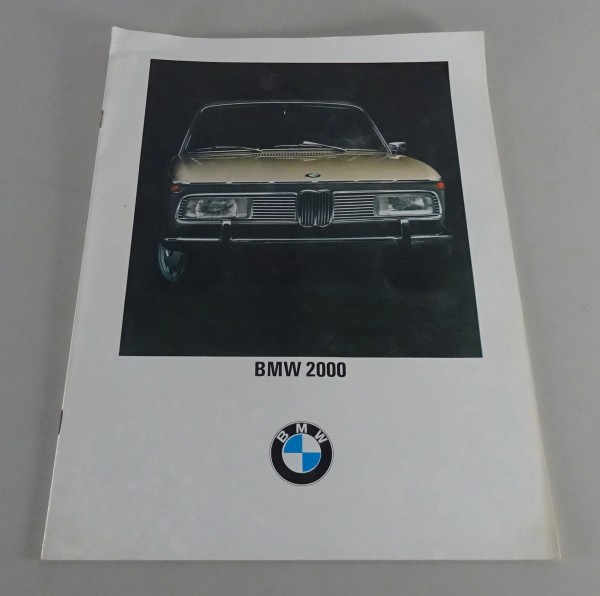 Prospekt / Broschüre BMW 2000 Neue Klasse Stand 03/1970