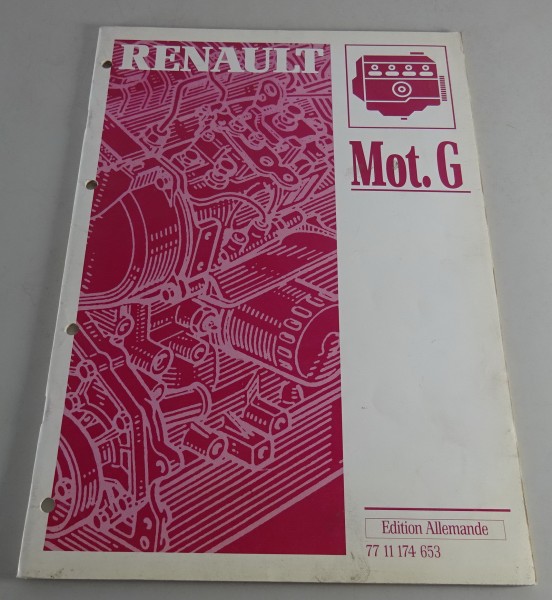 Werkstatthandbuch Renault Motor Typ G8T 706 Stand 1994