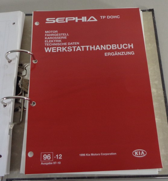 Werkstatthandbuch Kia Sephia Baujahr 1996 - 1999