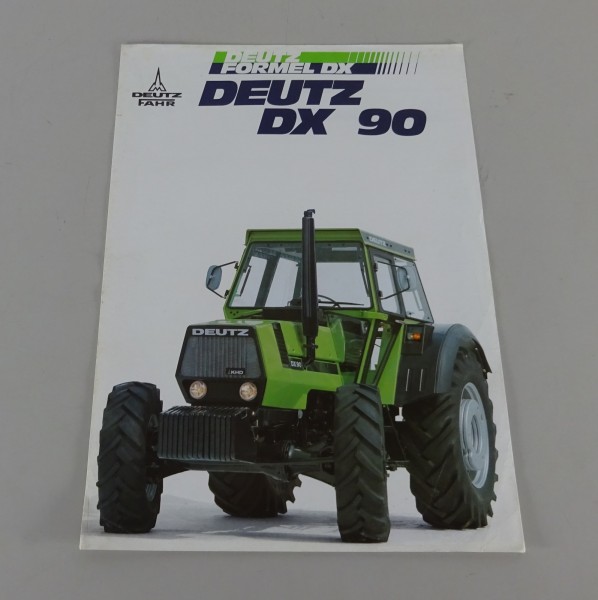 Prospekt / Broschüre Deutz-Fahr Schlepper DX 90 Stand 02/1978