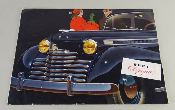 Prospekt / Broschüre Opel Olympia ´51 39PS - original Baujahr 1951 - 1953