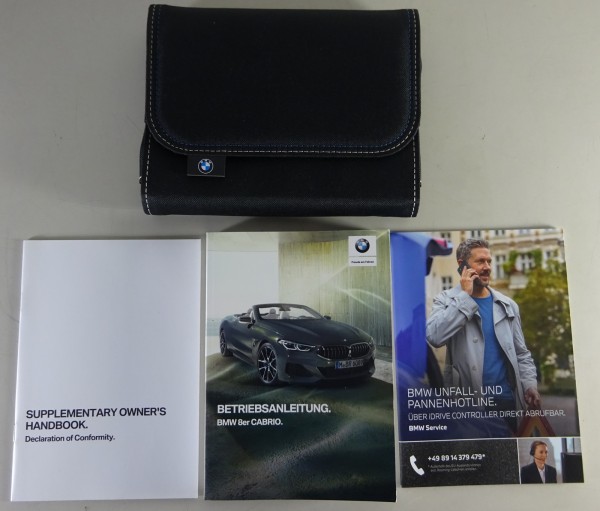 Bordmappe + Betriebsanleitung BMW 8er Cabrio G14 840 / 850 | Stand 10/2021