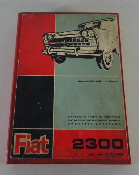 Teilekatalog Karosserie / Catalogo parti di ricambio Fiat 2300 von 12/1963
