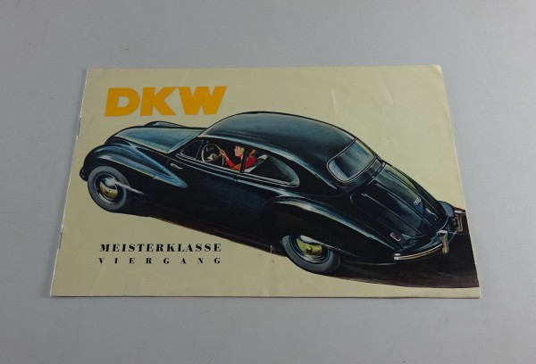 Prospekt / Broschüre DKW F89 Limousine Stand 11/1953