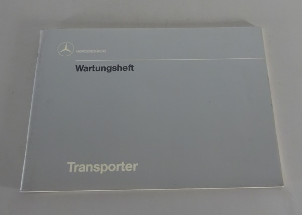 Scheckheft / Wartungsheft blanko Mercedes-Benz DüDo Transporter T2 von 01/1989