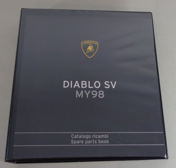 Teilekatalog Lamborghini Diablo SV Modelljahr 1998