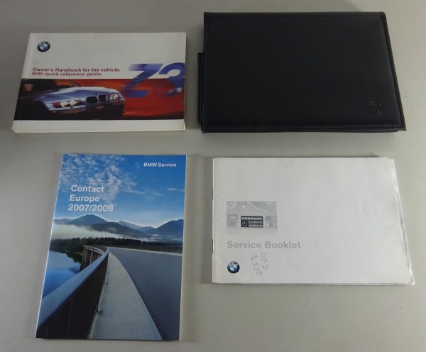 Wallet + Owner's Manual / Handbook BMW Z3 E36/7 Roadster / Coupe + M from 8/1998