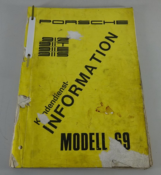 Werkstatthandbuch Porsche 912 / 911 T / 911 E / 911 S Modelljahr 1969