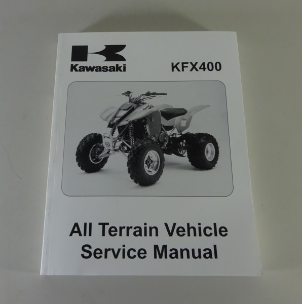 Workshop Manual / Service Manual Kawasaki Quad KFX 400 from 2004