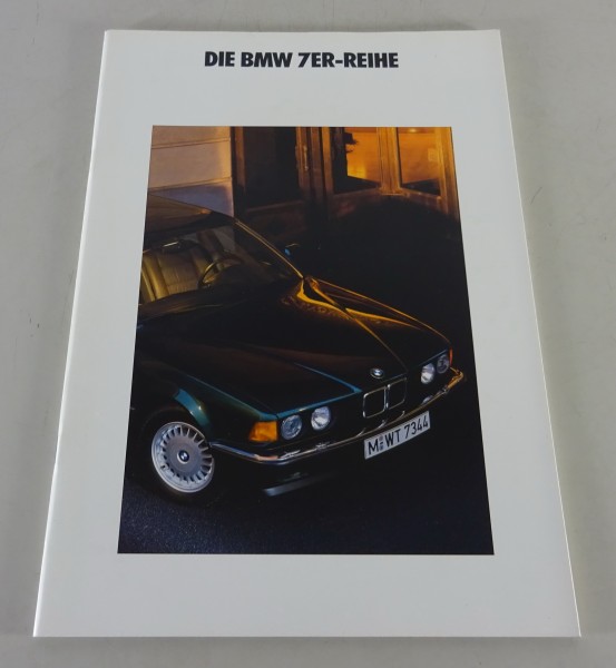 Prospekt BMW 7er E32 730i / 735i / 735iL | 6-Zylinder Motoren Stand 02/1991